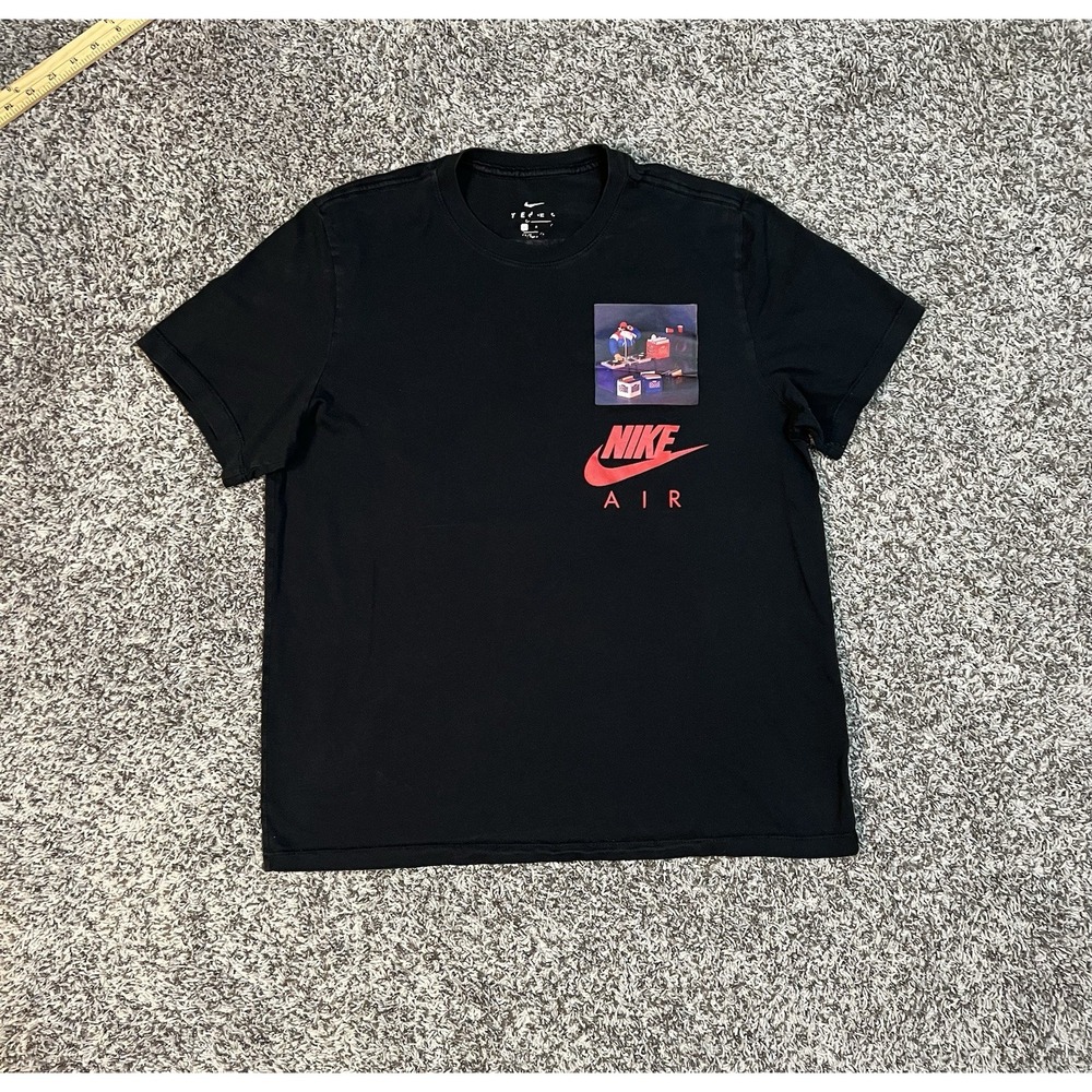 Men's Black Nike Air Graphic T-Shirt Large